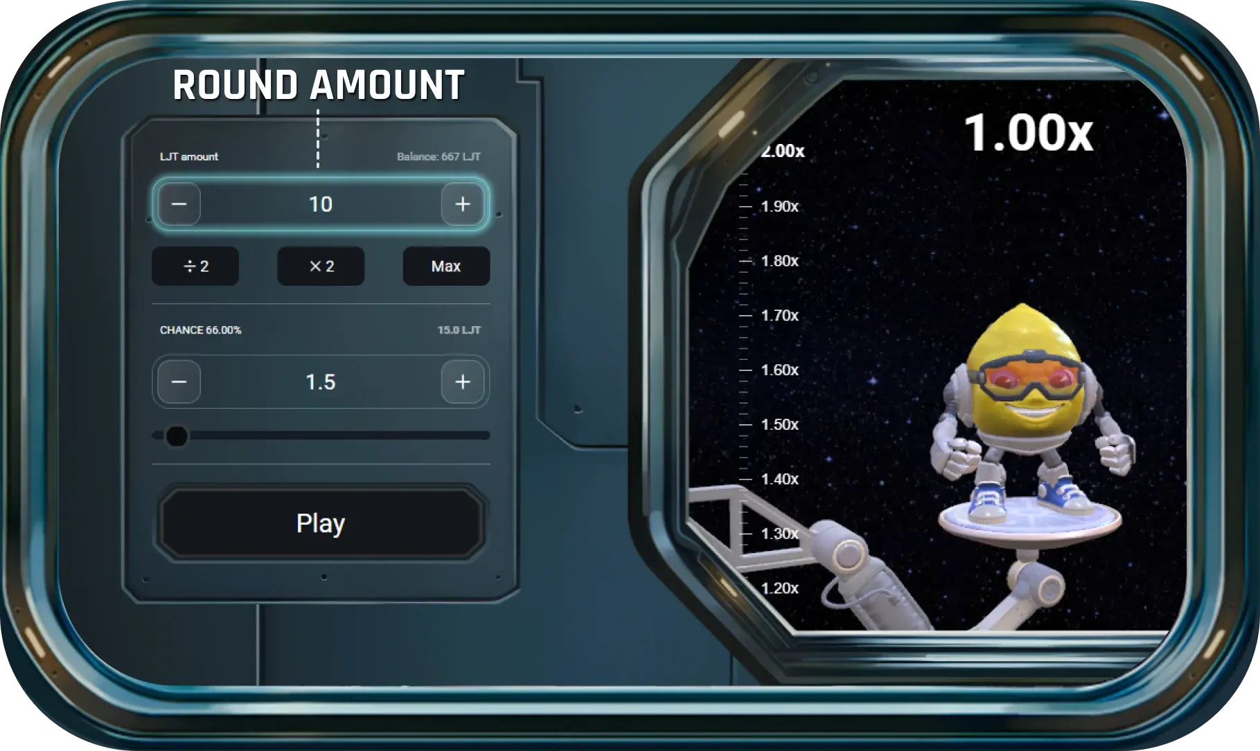 How to play Lemon Jet - step 1